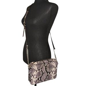 Michael Kors Black & White Crossbody Purse